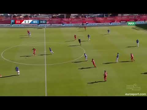 The Ninth Goal Of Erling Haaland In Molde | Molde 4-0 Brann | #erlinghaaland #shorts