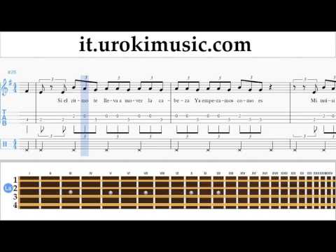 Lezioni di Mandolino J. Balvin, Willy William - Mi Gente Tutorial Spartito Parte#2 um-i276