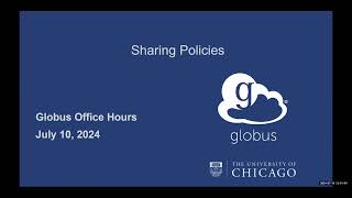 Implementing Sharing Policies in Globus Connect Server