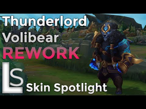 Thunderlord Volibear REWORK - Skin Spotlight - Thunderlord Collection - League of Legends