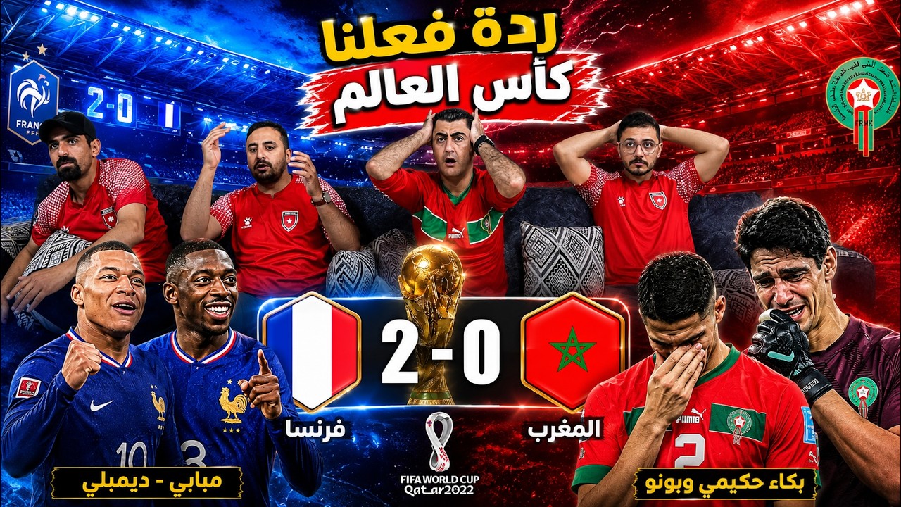 ردة فعل أردنيين على خروج المـ ـغرب من كـ ـأس العـ ـالم على يد فـ ـرنسا 0-2 😭