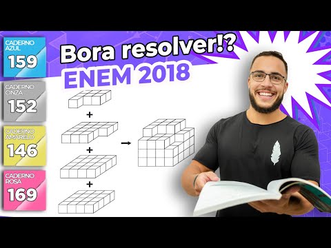 🔵 Question 159 - Blue Notebook | Spatial Geometry | MATHEMATICS ENEM 2018