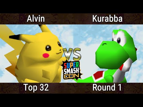 SSC 2023 - Alvin (Pikachu) Vs. Kurabba (Yoshi) Smash Bros - SSB64