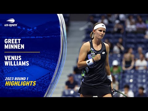 Greet Minnen vs. Venus Williams Highlights | 2023 US Open Round 1