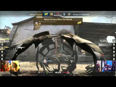 Edward killed friberg to win Map 1 - NaVi vs NiP MLG CS:GO Major Championship: Columbus Quarterfinal