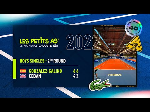Les Petits As 2022 | Boys 2nd Round | Valentin Gonzalez-Galino vs. Mark Ceban