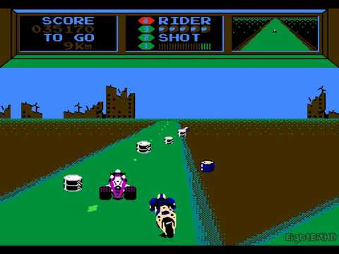 Mach Rider [NES] FULL Walkthrough - Gameplay [Smooth Filter]