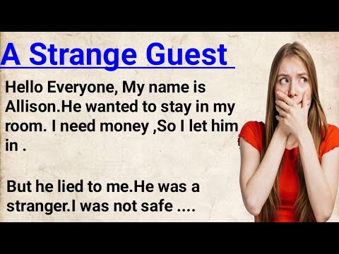 Learn English through stories level3 ✅|A strange Guest|Graded reader|English audio podcast story