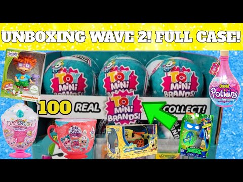 UNBOXING FULL CASE Toy Mini Brands WAVE 2!! Zuru 5 Surprise Blind Bag Toy Opening!!