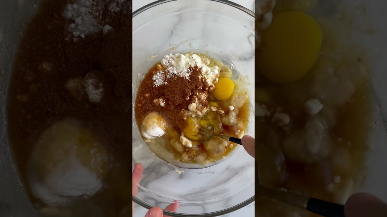 Cottage Cheese Banana Bread #cottagecheese #bananabread #glutenfree #healthydessert #banana