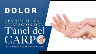 ¿Por qué me duele la mano después de la cirugía