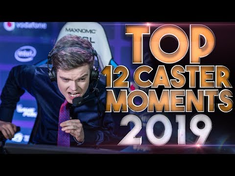 TOP 12 Caster Moments of Pro Dota 2 in 2019
