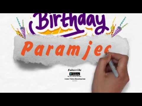 Happy Birthday Paramjeet