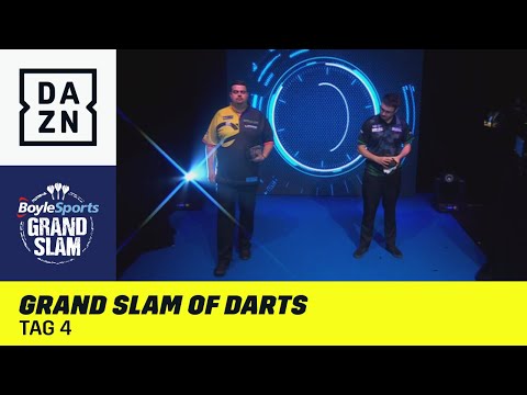 Showdown um die letzten Achtelfinal-Tickets | Grand Slam of Darts: Tag 4 | DAZN Highlights