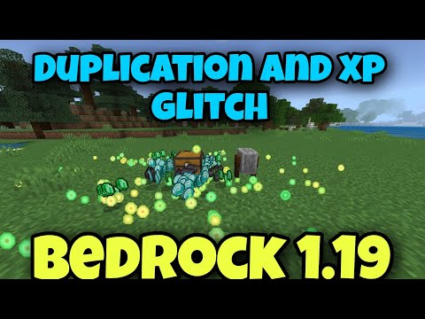 FeeDStunz - Minecraft Bedrock 1.20 XP GLITCH AND DUPLICATION GLITCH TUTORIAL (PS, SWITCH, XBOX, PE, MCPE)