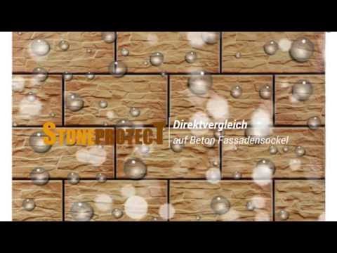 Stoneprotect Direktvergleich1 Hauswand Testsieger Steinversiegelung Steinimprägnierung