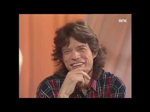 Mick Jagger interviewed on Norwegian TV, October 1987
