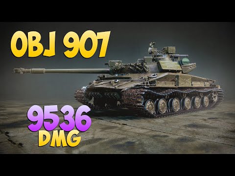 Obj 907 - 8 Frags 9.5K Damage - Not finished! - World Of Tanks
