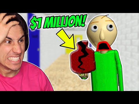 DO NOT BREAK BALDI'S VASE! | Baldi's Basics