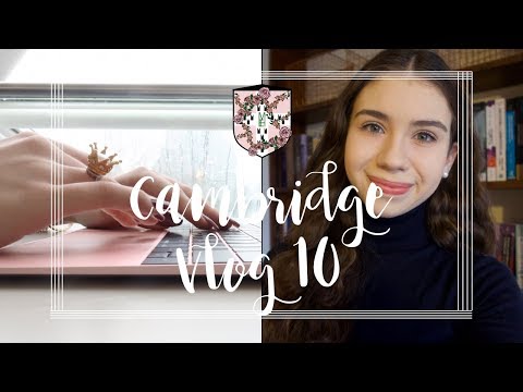 CAMBRIDGE VLOG 10 | FIGHTING PROCRASTINATION & LOTS OF READING