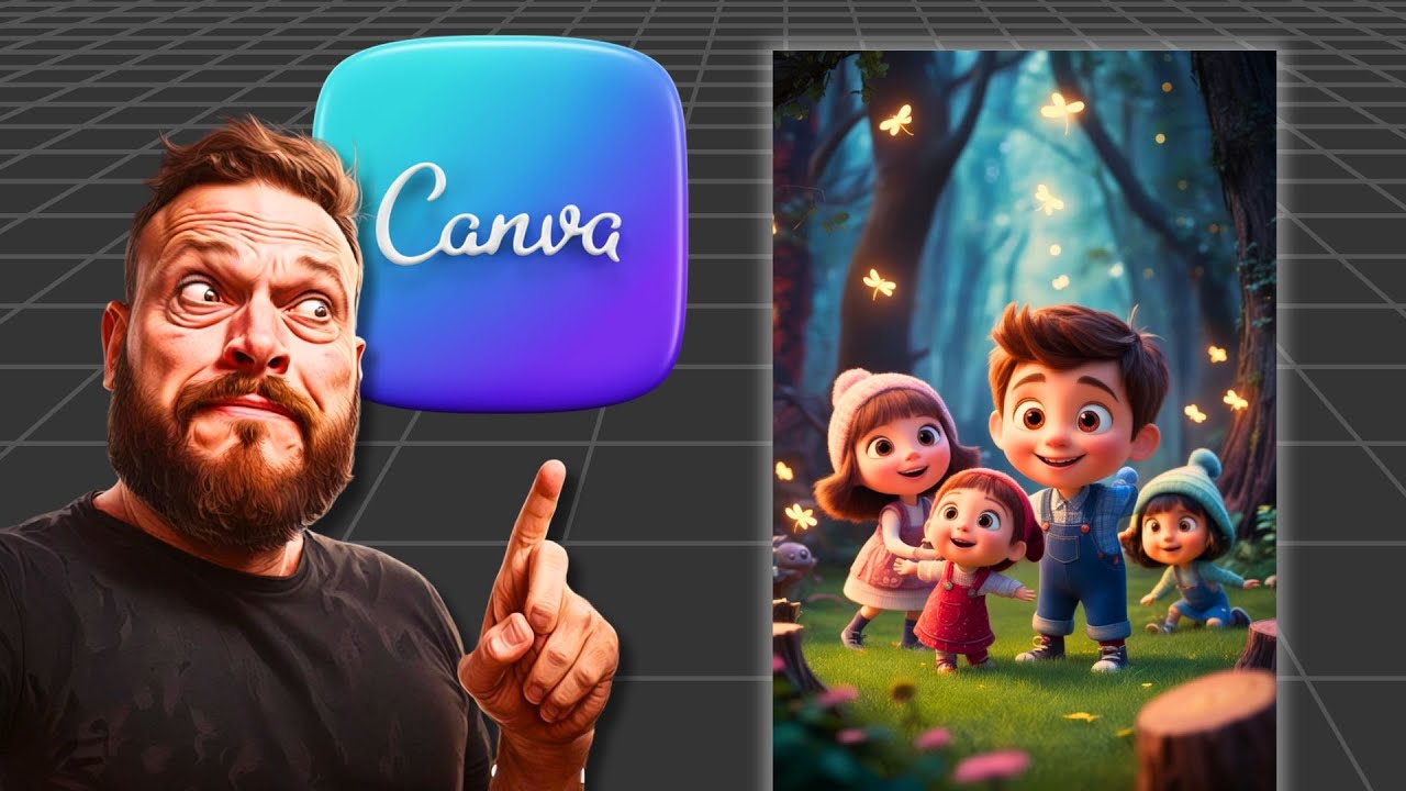 COMO CRIAR ANIMAÇÃO INFANTIL NO CANVA COM IA 🙏 RENDA EXTRA PARA PAIS