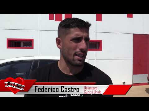 Franco Bechtholdt y Federico Castro en la previa a los albos.