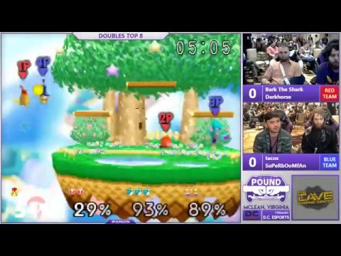 *Pound* 2016 - Top 8 Doubles - BarkSanchez & Darkhorse vs. SuPeRbOoMfAn & tacos