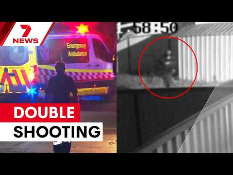 'Someone shot me': Man shot, home sprayed in double Western Sydney shooting | 7NEWS