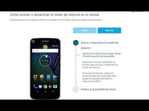 Activar Modo Silencio en Motorola
