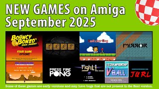 New Amiga games from September 2025