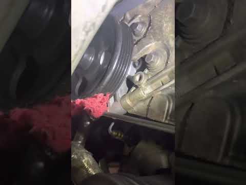 Ford Edge power steering belt installation without special tools