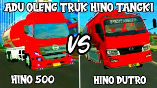 Download lagu ADU OLENG TRUK HINO 500 VS HINO DUTRO VERSI BUSSID mp3