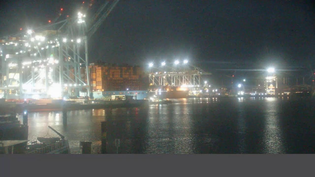 Live webcam view of Grúas portacontenedores en Prinses Margriethaven