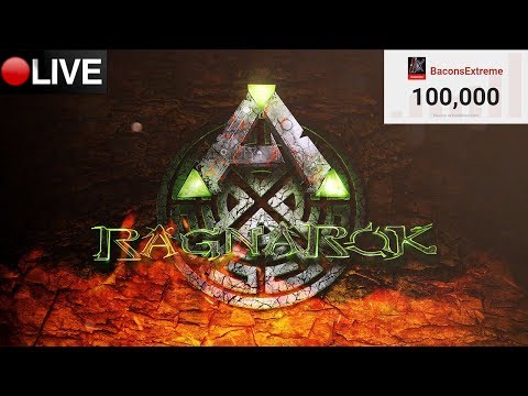 #LIVE ARK RAGNAROK  A NOVA DLC -- CHEGAMOS NOS 100k!