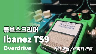 TS9 튜브스크리머 오버드라이브 이펙터 리뷰 | Ibanez TS9 Overdrive
