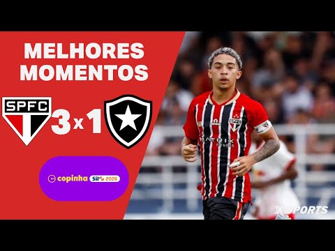 MELHORES MOMENTOS SÃO PAULO 3 X 1 BOTAFOGO
