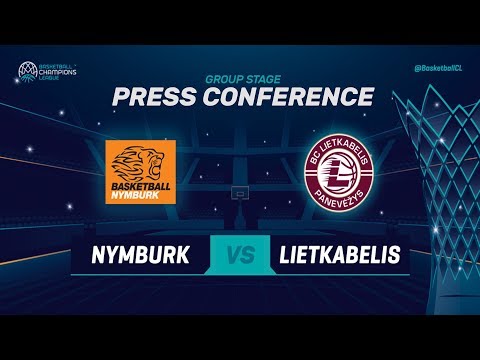 CEZ Nymburk v Lietkabelis - Press Conference - Basketball Champions League 2018-19