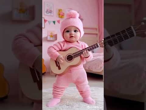 Cute baby sings the song I Love You Mommy