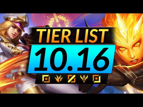 NEW Patch 10.16 TIER LIST - BEST Champions to ABUSE of Every Role - League of Legends Meta Guide
