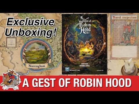 A Gest of Robin Hood - Board Game Unboxing