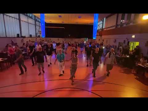 Tango --  Line Dance Demonstration with Maggie Gallagher in Germany