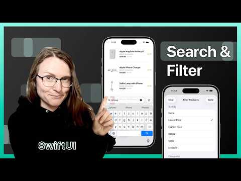 How to Add Search in a SwiftUI List with Async/Await and Debounce - SwiftUI in Production #3 thumbnail