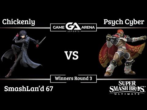 SmashLAN'd 67 - Chickenly vs Psych Cyber - Winners Round 3