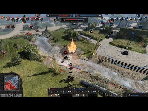 COH3 1v1 tangojuliett (US) & AcrossThePacific (WM)