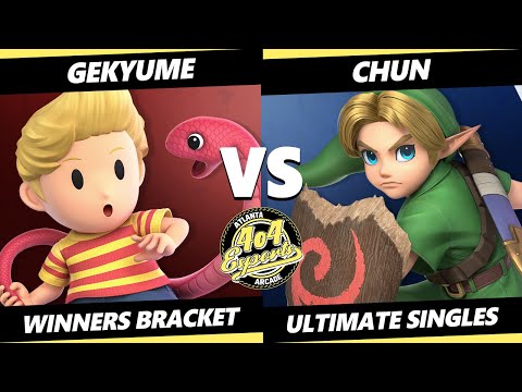 4o4 Smash Night 28 - Gekyume (Ness) Vs. Chun (Young Link) SSBU Ultimate Tournament