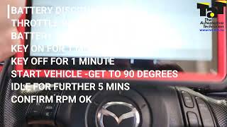 Mazda 3 Idle Speed Relearn Procedure