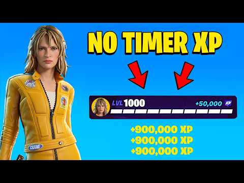 THE BEST *NO TIMER* FORTNITE XP MAP to FARM & LEVEL UP FAST in FORTNITE WINTERFEST! (110,000!)