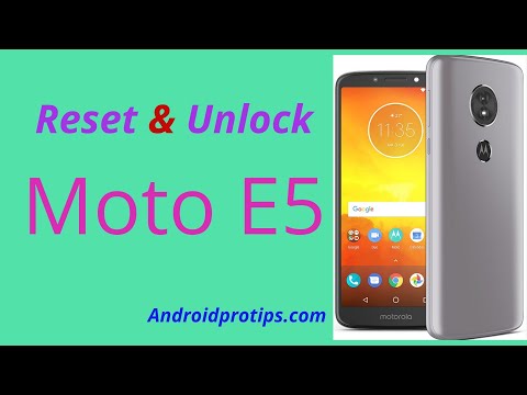 How to Reset & Unlock Moto E5
