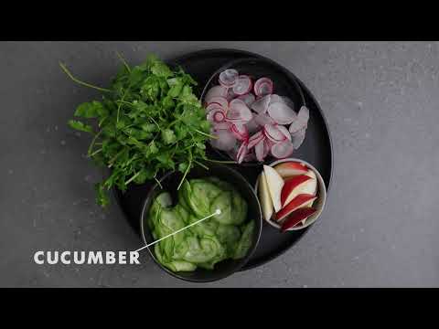 This trout salad with Asian-style dressing will be ready in under 30 minutes