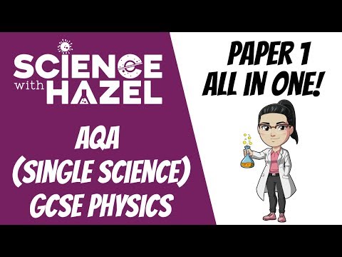 ALL OF AQA PHYSICS (9-1) ⭐PAPER 1⭐ IN ONE HOUR!!!!! (2025) | GCSE PHYSICS | SCIENCE WITH HAZEL